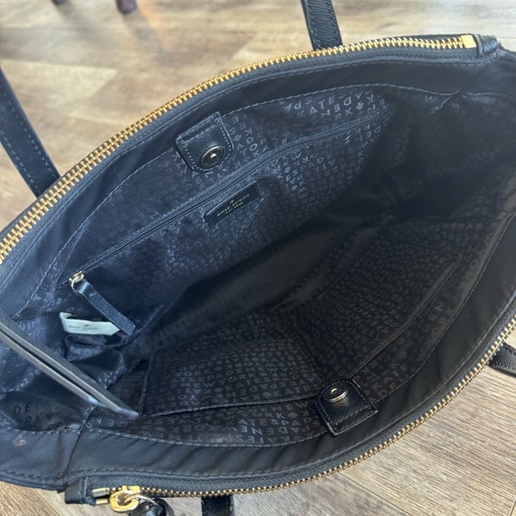 Kate Spade Medium Sized Black Nylon Tote Bag - Picture 10 of 14